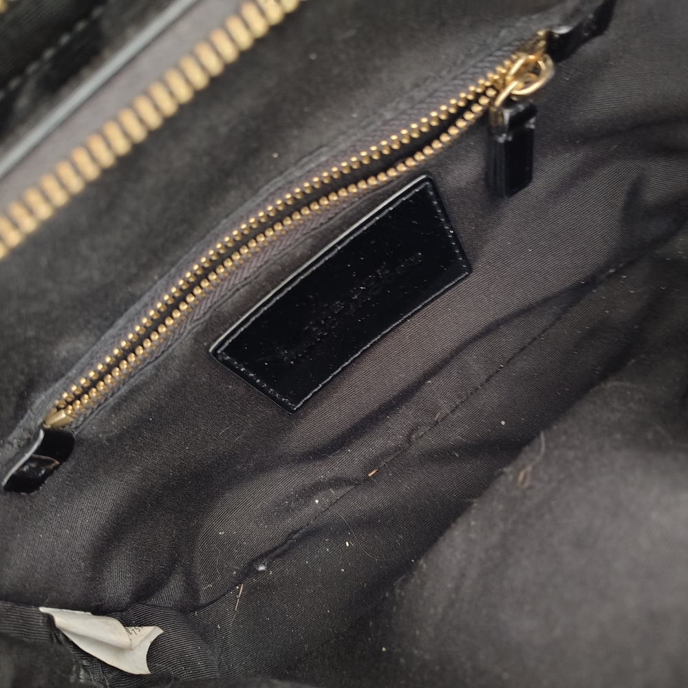 Marc Jacobs Black Patent Leather Crossbody Bag - Picture 7 of 8